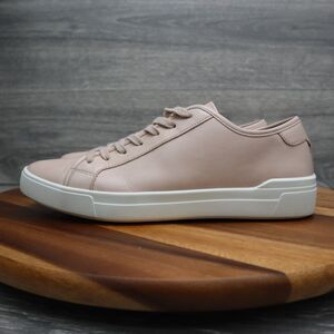 ALDO Shoes Womens 10 Light Pink Leather Haener Low Top Lace Up Comfort Sneakers